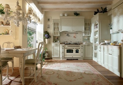 A konyha francia stílusú belsőépítészeti képek