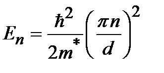 Quantum Well, kvantum barrier (feltételezzük végtelenül mély) Quantum Well, kvantum barrier