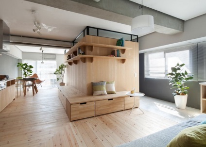 A lakás a japán stílusú