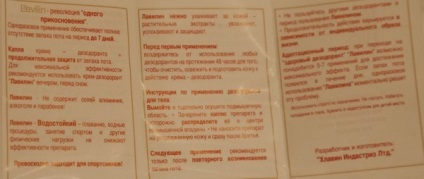 Lavilin hónalj dezodor krém (krém) Lavilin hónalj dezodor krém