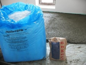 Fény esztrich padló (az emeleten) Könnyű betonaljzat