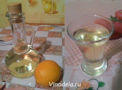 Lemon vodka recept otthon