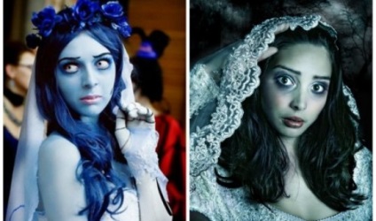 Corpse Bride smink Halloween, turn-teremtés rendszer