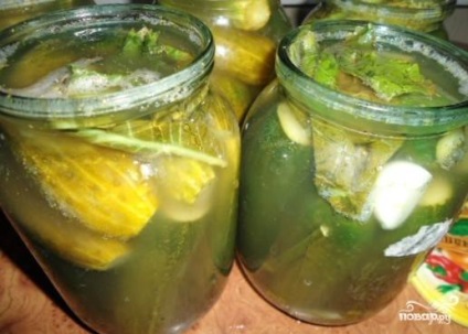 Pickles nélkül ecet - lépésről lépésre recept fotók a (élelmiszer) Pickles nélkül ecet - lépésről lépésre recept fotók