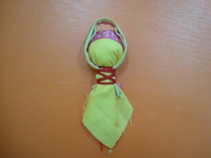 Mester osztályban a tanárok számára, hogy rongy babák talizmán „podorozhnitsa”