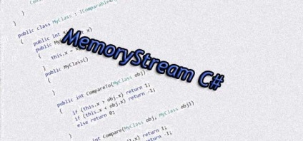 MemoryStream c #