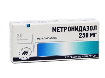 Metronidazol nőgyógyászati ​​jelzések és használati utasítások