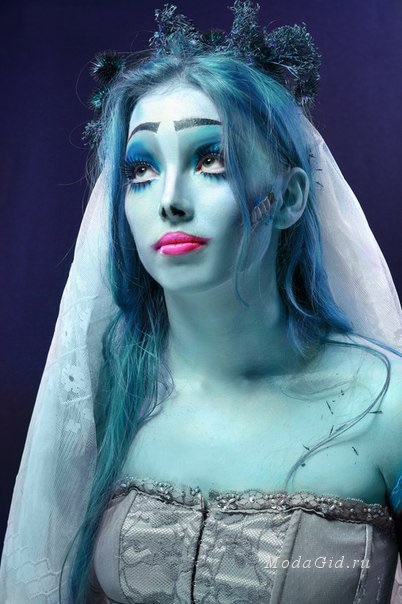 Divat és stílus kép egy halott menyasszony Halloween