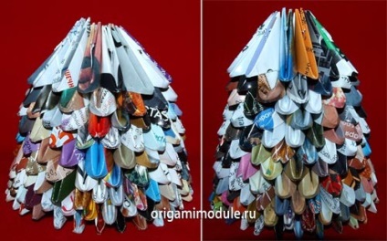 Moduláris origami samovar (moduláris origami) Moduláris origami szamovár