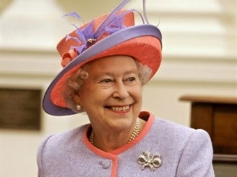 Egy kicsit a Queen of England Elizabeth 2