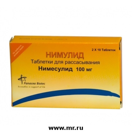 Nimulid lingvális tabletta 100 mg N20