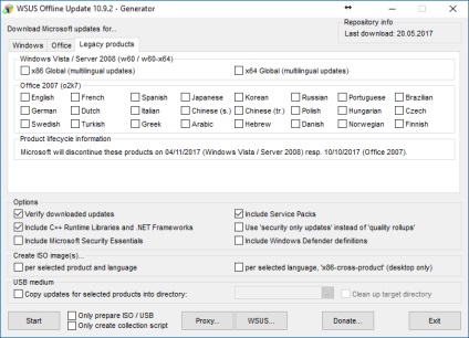 Frissítés a Microsoft nem elérhető termékeket WSUS Offline Update - secretadmin - iskola (update) Frissítés a Microsoft nem elérhető termékeket WSUS Offline Update - secretadmin - iskola
