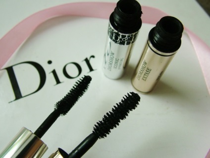 Áttekintés a két szempillaspirál Dior szempillaspirál Diorshow ikonikus overcurl és Diorshow Extase - Elena
