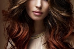 Ombre Hair Színezés (illata) fénykép, videó, (festmény) Ombre Hair Színezés (illata) Fotó, videó,