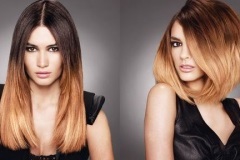 Ombre Hair Színezés (illata) fénykép, videó, (festmény) Ombre Hair Színezés (illata) Fotó, videó,