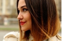 Ombre Hair Színezés (illata) fénykép, videó, (festmény) Ombre Hair Színezés (illata) Fotó, videó,