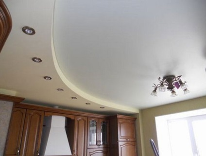 Alapelvei design a mennyezet egy modern konyha fotó példák (tervezés) Alapelvei design a mennyezet egy modern konyha fotó példák