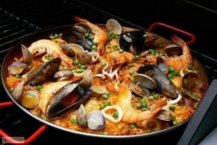 Paella - spanyol főzés eklektikus (bors só-előállítási) Paella - spanyol kulináris eklekticizmus