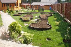 A kert és a kert helyén és kiválasztási növények