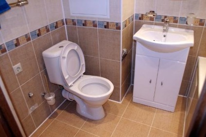 WC csempe kiválasztása, elhelyezés rendszerek színkombinációval, fotók