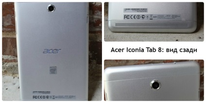 A részletes beszámolót az okostelefon acer Iconia Tab 8 leírások, eszközök, képek és videó