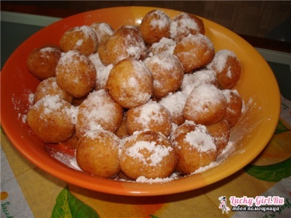 Fánk a sajt recept (recept) Donuts sajtból recept