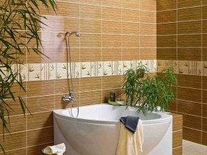 Az elrendezés a csempe a fürdőszobában vízszintes és függőleges beépítésre