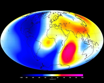 Az éles változás a mágneses mező a Föld - hírnöke globális kataklizmák