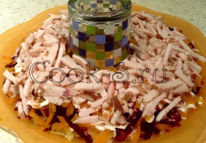 Saláta „Garnet karkötő” - lépésről lépésre recept fotókkal, saláták