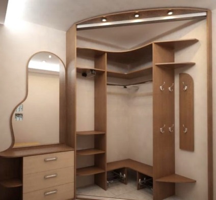 Csúszó szekrény a folyosón - válasszuk design fotó