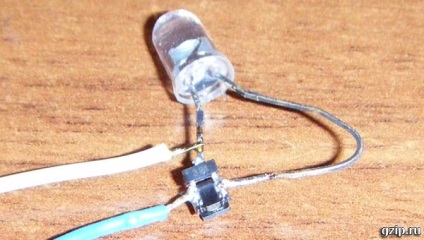 LED zseblámpa akkumulátorral (LED egy) LED zseblámpa akkumulátorral