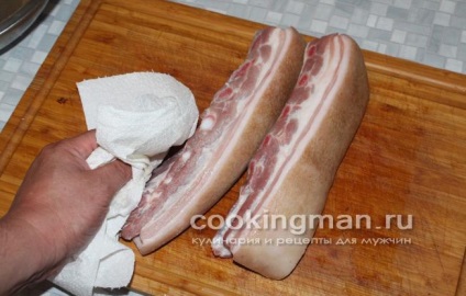 Bacon só - főzés férfiak