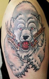 Bear tetoválás 50 fotó