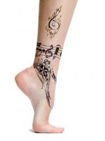 Tattoo virágok szára (gyalog) Tattoo virágok láb