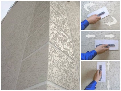 Texturált gipsz falak saját kezűleg - egy könnyű dolog