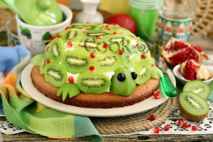 Emerald teknős torta - recept lépésről lépésre fotók