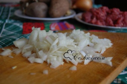 Sült krumpli hússal - recept fotókkal (darált) Sült krumpli hússal - recept fotókkal