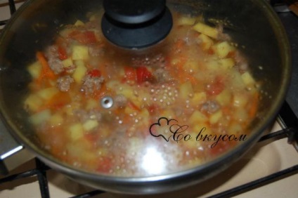 Sült krumpli hússal - recept fotókkal (fotó) Sült krumpli hússal - recept fotókkal