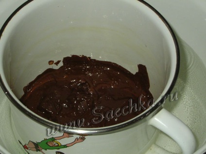 Díszítő csokoládé sütemény képek lépésről lépésre