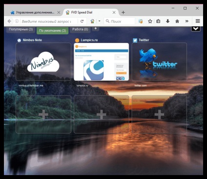 Visual könyvjelzők Mozilla Firefox (könyvjelzők) Visual könyvjelzők Mozilla Firefox