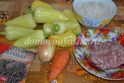 Finom töltött paprika hús és a rizs, a hagyományos ismeretek Kravchenko Anatoliya