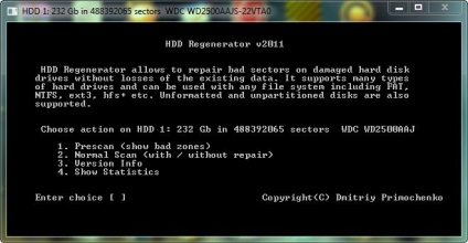 Helyreállítása a merevlemezen (program visszaállítja a merevlemez) Helyreállítása a merevlemezen