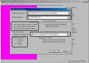 Capture analóg videó egy TV tuner (TV tuner) Capture analóg videó egy TV tuner