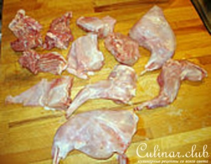 Fried nyúl Német (hűtőszekrényben) Fried nyúl német