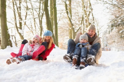 Téli ünnepek, valamint adott időt tölteni a gyermek
