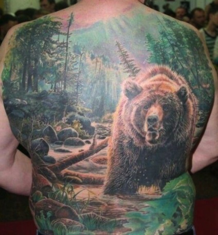 Jelentés tattoo (tetoválás) medve