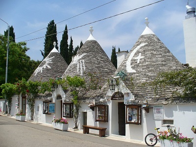 Alberobello - egy fantasztikus város házak