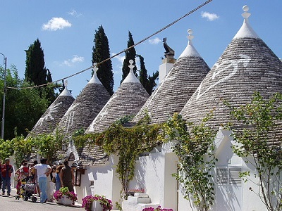 Alberobello - egy fantasztikus város házak