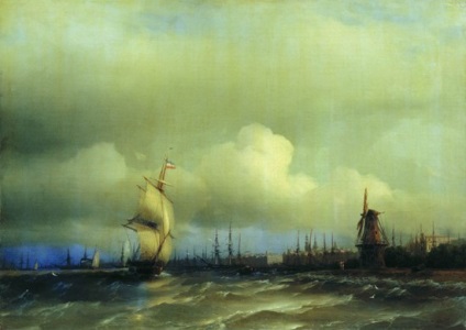 Aivazovsky tenger, amely azt írta a földrajz híres festmények