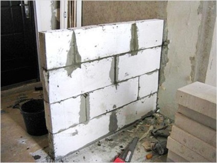 Blocks falak a lakásban - belső tömbök, üveg válaszfalak